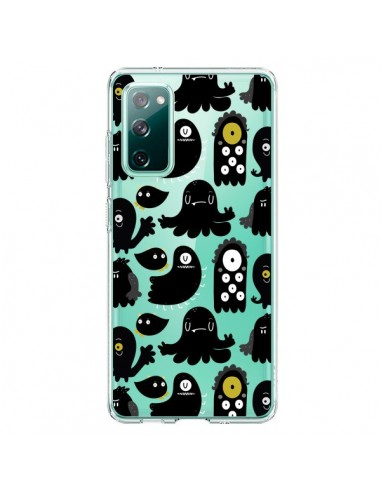 Coque Samsung Galaxy S20 Monsters Monstres Pattern Transparente - Maria Jose Da Luz