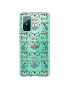 Coque Samsung Galaxy S20 Chouettes Owl Hibou Transparente...
