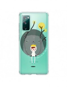 Coque Samsung Galaxy S20 Monstre Princesse Transparente -...