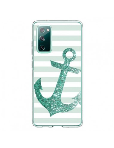 Coque Samsung Galaxy S20 Ancre Vert Navire - Monica Martinez