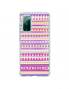 Coque Samsung Galaxy S20 Bandana Rose Azteque - Monica...