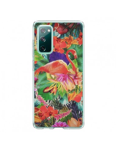 Coque Samsung Galaxy S20 Tropical Flamant Rose - Monica Martinez