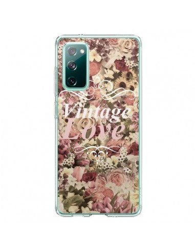 Coque Samsung Galaxy S20 Vintage Love Flower - Monica Martinez