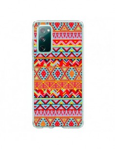 Coque Samsung Galaxy S20 India Style Pattern Bois Azteque...