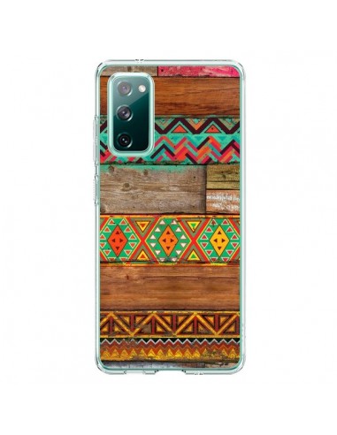 Coque Samsung Galaxy S20 Indian Wood Bois Azteque - Maximilian San