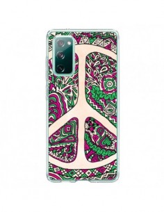 Coque Samsung Galaxy S20 Peace and Love Azteque Vainilla...