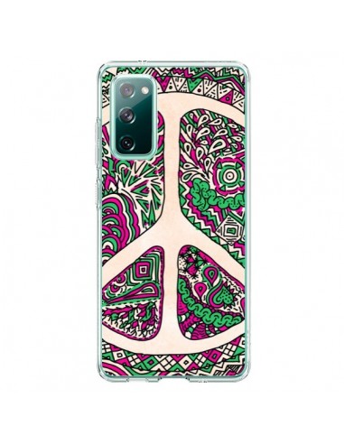 Coque Samsung Galaxy S20 Peace and Love Azteque Vainilla - Maximilian San