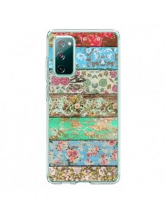 Coque Samsung Galaxy S20 Rococo Style Bois Fleur -...