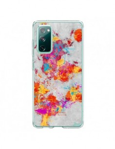 Coque Samsung Galaxy S20 Terre Map Monde Mother Earth...