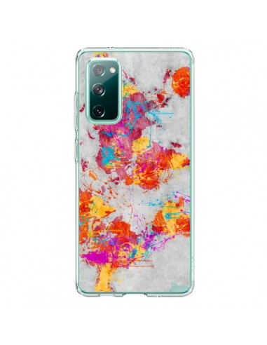 Coque Samsung Galaxy S20 Terre Map Monde Mother Earth Crying - Maximilian San