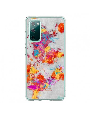 Coque Samsung Galaxy S20 Terre Map Monde Mother Earth Crying - Maximilian San