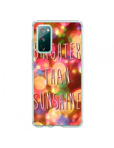 Coque Samsung Galaxy S20 Brighter Than Sunshine Paillettes - Maximilian San