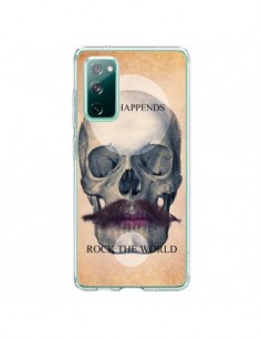 Coque Samsung Galaxy S20 Rock Skull Tête de Mort -...