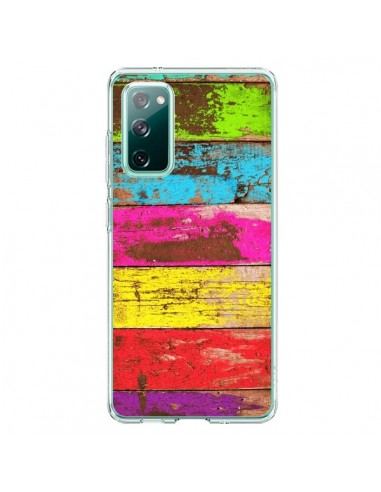 Coque Samsung Galaxy S20 Bois Coloré Vintage - Maximilian San