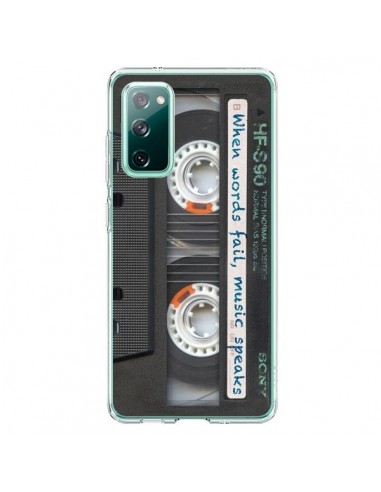 Coque Samsung Galaxy S20 Cassette Words K7 - Maximilian San