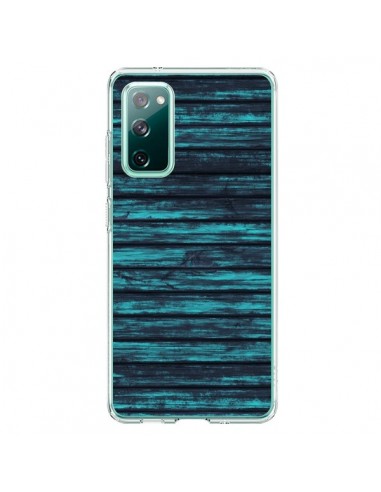 Coque Samsung Galaxy S20 Blue Moon Wood Bois -...