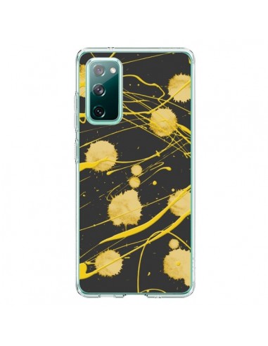 Coque Samsung Galaxy S20 Gold Splash Peinture Art - Maximilian San