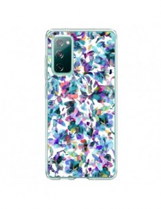 Coque Samsung Galaxy S20 Aquatic Flowers Blue - Ninola...