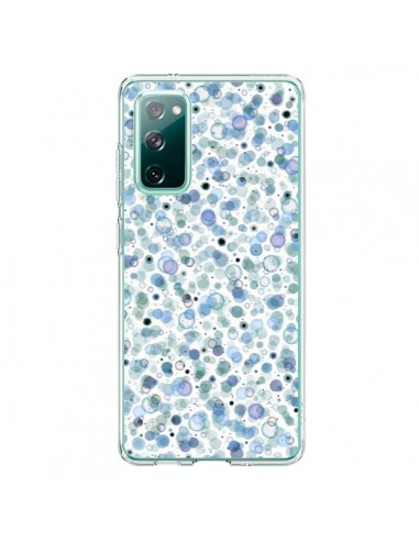 Coque Samsung Galaxy S20 Cosmic Bubbles Blue - Ninola Design
