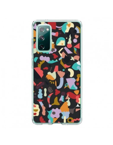 Coque Samsung Galaxy S20 Dreamy Animal Shapes Black - Ninola Design