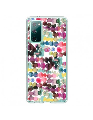 Coque Samsung Galaxy S20 Gradient Tropical Color Lines - Ninola Design