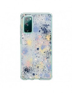 Coque Samsung Galaxy S20 Gradient Watercolor Lines Blue -...