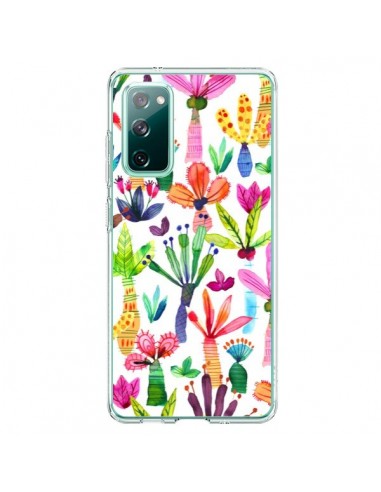 Coque Samsung Galaxy S20 Overlapped Watercolor Dots - Ninola Design