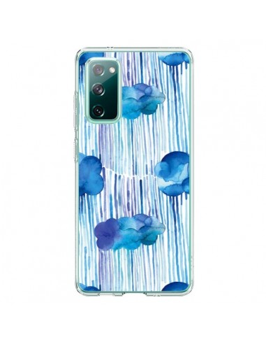 Coque Samsung Galaxy S20 Rain Stitches Neon - Ninola Design