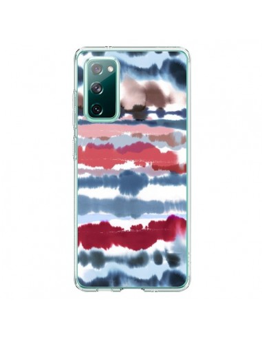 Coque Samsung Galaxy S20 Smoky Marble Watercolor Dark - Ninola Design