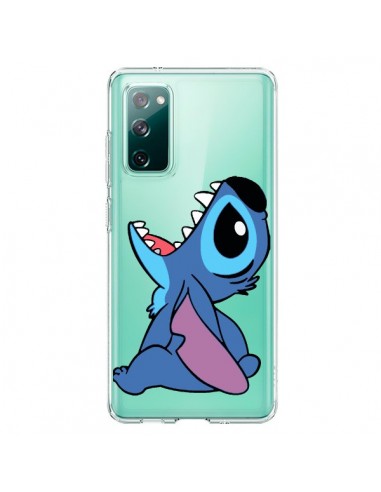 Coque Samsung Galaxy S20 Stitch de Lilo et Stitch Transparente