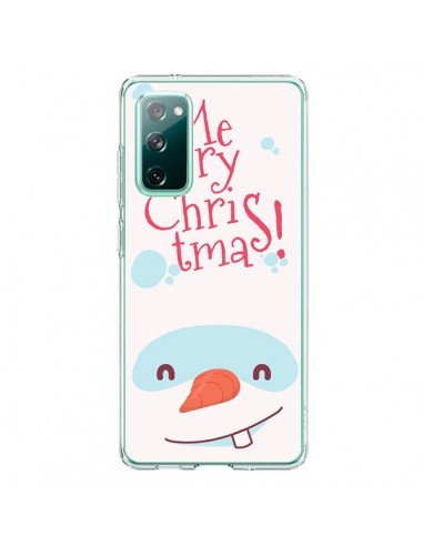 Coque Samsung Galaxy S20 Bonhomme de Neige Merry Christmas Noël - Nico