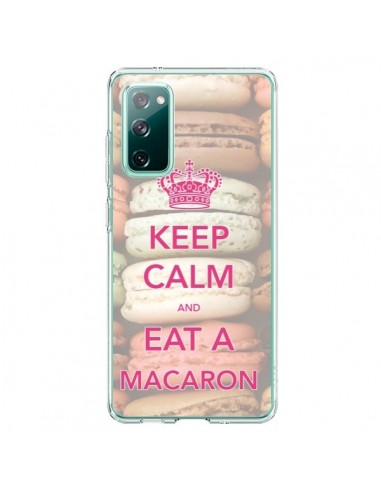 Coque Samsung Galaxy S20 Keep Calm and Eat A Macaron - Nico