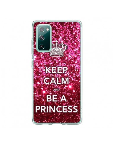 Coque Samsung Galaxy S20 Keep Calm and Be A Princess - Nico