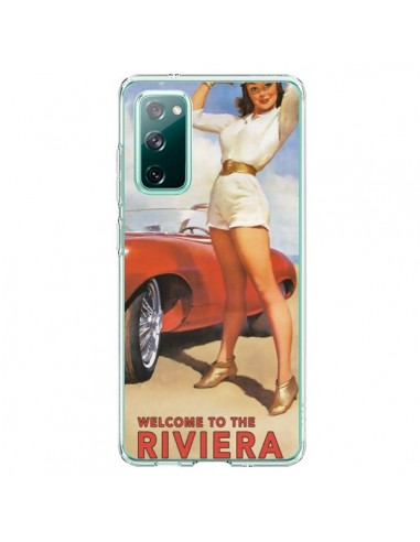 Coque Samsung Galaxy S20 Welcome to the Riviera Vintage Pin Up - Nico
