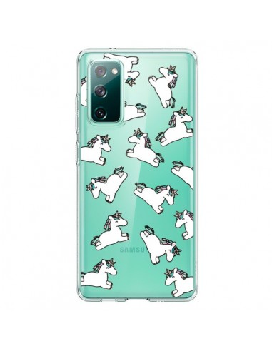 Coque Samsung Galaxy S20 Licorne Crinière Transparente - Nico