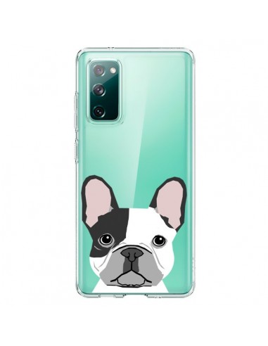 Coque Samsung Galaxy S20 Bulldog Français Chien Transparente - Pet Friendly