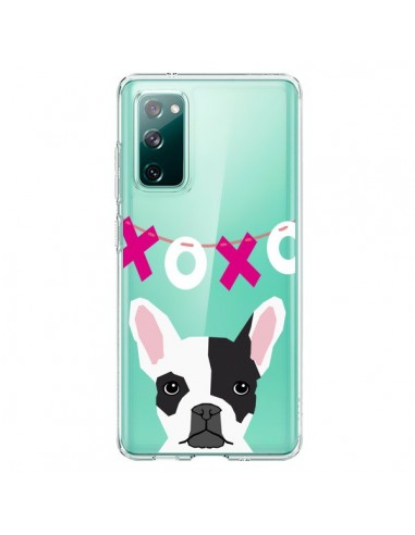 Coque Samsung Galaxy S20 Bulldog Français XoXo Chien Transparente - Pet Friendly