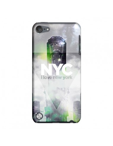 Coque I Love New York City Gris Vert pour iPod Touch 5 - Javier Martinez