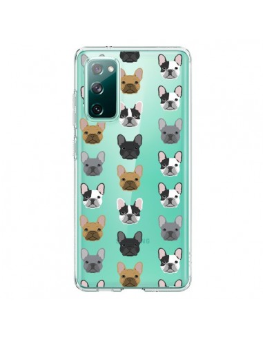 Coque Samsung Galaxy S20 Chiens Bulldog Français Transparente - Pet Friendly