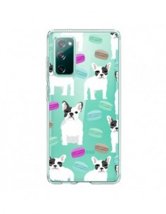 Coque Samsung Galaxy S20 Chiens Bulldog Français Macarons...