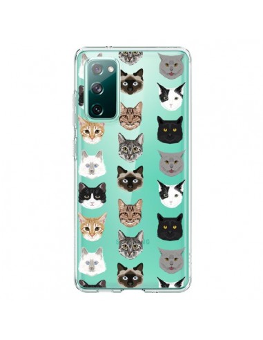 Coque Samsung Galaxy S20 Chats Transparente - Pet Friendly