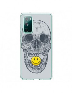 Coque Samsung Galaxy S20 Smiley Face Tête de Mort -...
