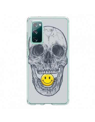 Coque Samsung Galaxy S20 Smiley Face Tête de Mort - Rachel Caldwell