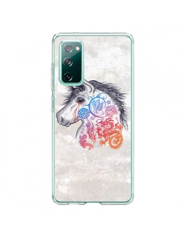 Coque Samsung Galaxy S20 Licorne Muticolore - Rachel Caldwell