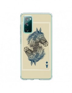Coque Samsung Galaxy S20 Cheval Carte Jeu Horse As -...