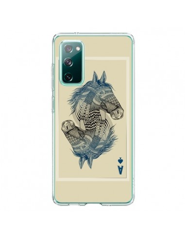 Coque Samsung Galaxy S20 Cheval Carte Jeu Horse As - Rachel Caldwell