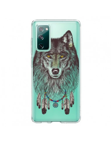 Coque Samsung Galaxy S20 Loup Wolf Attrape Reves Transparente - Rachel Caldwell