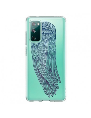 Coque Samsung Galaxy S20 Ailes d'Ange Angel Wings Transparente - Rachel Caldwell