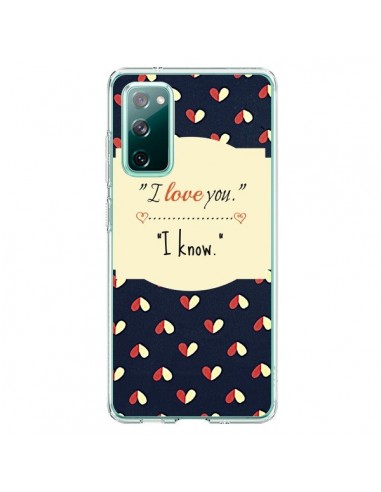 Coque Samsung Galaxy S20 I love you - R Delean