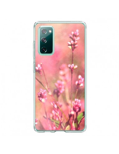 Coque Samsung Galaxy S20 Fleurs Bourgeons Roses - R Delean
